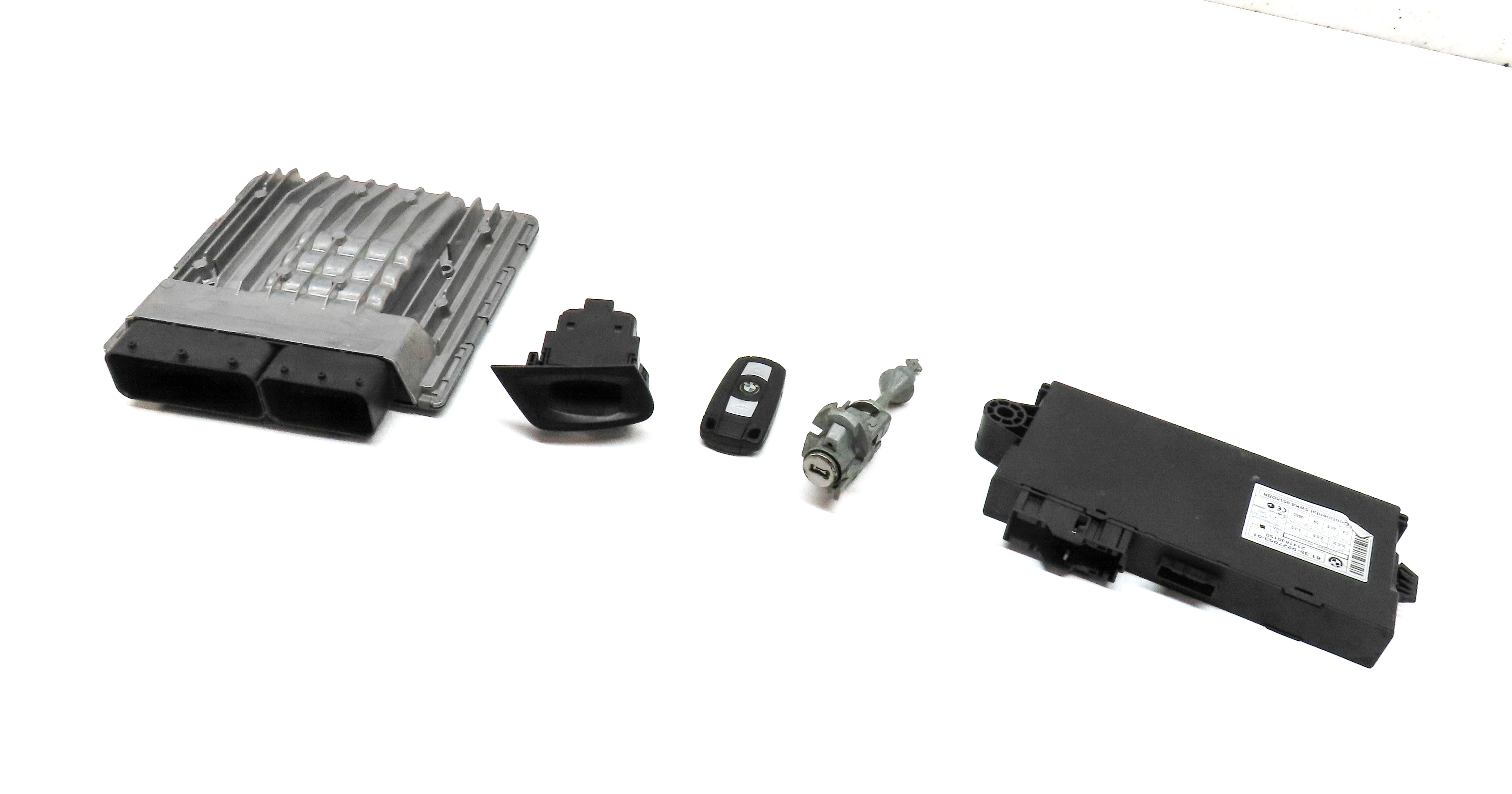 07-10 BMW 328i 528i X5 Z4 (E90 E60 E70 E89) 3.0L ECM DME IMMOBILIZER MODULE SET — exact item pictured